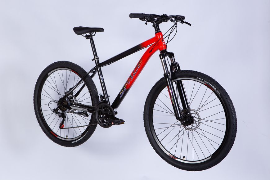 Велосипед ST 27.5" SPACE MARS DD FR рама-17" червоно-чорний (матовий) 2025 VT_OPS-SP-27.5-021 фото