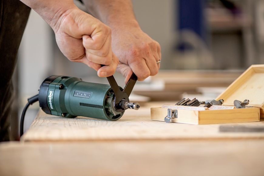 Фрезер Metabo FM 500-6 500Вт цанга 6мм 32000об/хв 1.3кг RC_601741000 фото