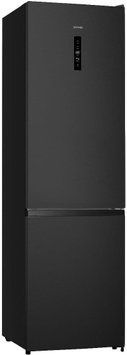Холодильник с нижн. мороз. камерой Gorenje, 200х60х60см, 2 двери, 238(98)л, А+, NF+, Зона св-ти, Снаруж. Дисп, RC_NRK620FABK4 фото