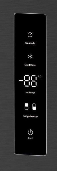 Холодильник с нижн. мороз. камерой Gorenje, 200х60х60см, 2 двери, 238(98)л, А+, NF+, Зона св-ти, Снаруж. Дисп, RC_NRK620FABK4 фото