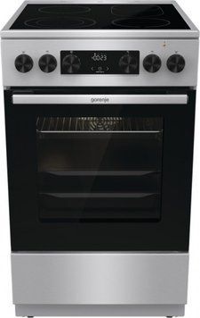 Плита Gorenje GECS5C70XA електрична склокерамічна, 70л, 50x60см, дисплей, програматор, нерж RC_GECS5C70XA фото
