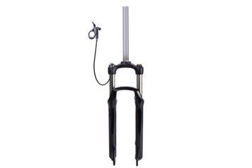 Вилка 26" 1-1/8" AM c выносн. лок. на руле disc шток-260мм ход-100mm черный FSD LJ845T (черный) VT_FRK-26-854 фото