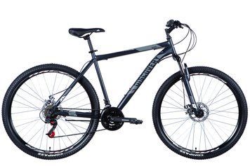 Велосипед сталь 29 Discovery RIDER AM DD frame-21 графітовий (матовий) 2024 VT_OPS-DIS-29-181 фото
