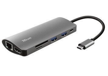 USB-хаб DALYX 7-IN-1 USB-C ALUMINIUM Trust RC_23775_TRUST фото