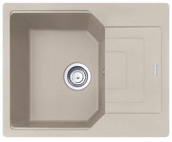Мойка кухонная Franke Urban, фрагранит, прямоугольник, с крылом, 620х500х220мм, чаша - 1, накладная, UBG RC_114.0574.948 фото