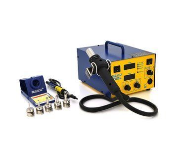 Паяльная станция BAKKU BK-702L цифровая индикация, фен, паяльник 320*270*192) 4,82 кг U_11269 фото