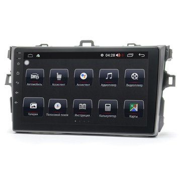 Штатная автомагнитола Prime-X 22-003/9M, 4+64, 4G для TOYOTA Corolla 2007-2013(серый) PX_2000000018218 фото