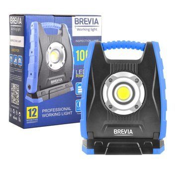 Професійна інспекційна лампа Brevia LED 10W COB 1000lm 4400mAh Power Bank, type-C LI_11410 фото