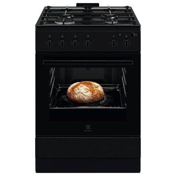 Electrolux Плита газова, 59л, 60x60см, чавун, чорний RC_LKG604013K фото