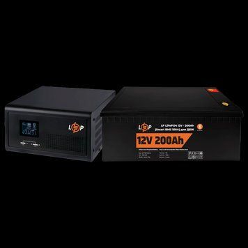 Комплект резервного живлення LP (LogicPower) ДБЖ + літієва (LiFePO4) батарея (UPS 1000VA + АКБ LiFePO4 2560W) LP_20482 фото