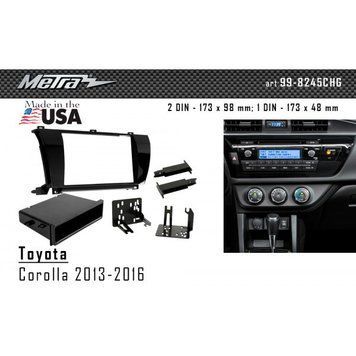Переходная рамка Metra 99-8245CHG для Toyota Corolla 2013+ AV_99-8245CHG фото