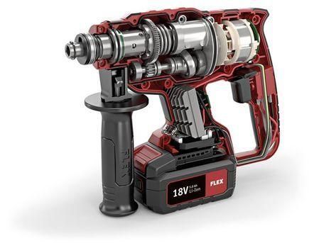 Акумуляторний перфоратор FLEX CHE 18.0-EC / 5.0 Set HY_90112622 фото