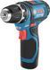Bosch Шуруповерт-дриль акумуляторний Professional GSR 12V-15, 12В 2х2А/год, 15-30 Нм, 0-400/400-1300 об/хв, RC_0.601.868.10G фото 5