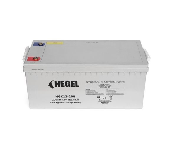Акумуляторна батарея HEGEL GEL 200-12 12V 200Ah (522 x 238 x 223mm), 57kg U_37527 фото