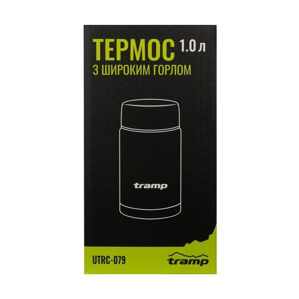 Термос Tramp з широким горлом 1,0л UTRC-079 TM_UTRC-079 фото