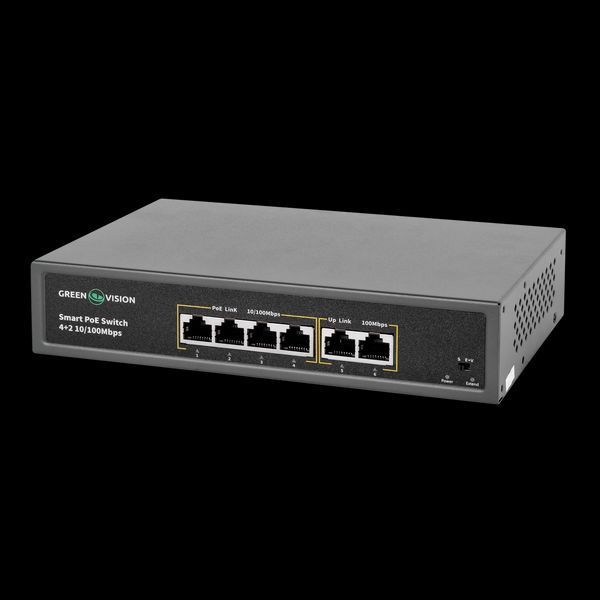 Комутатор мережевий POE GV-006-D-04+2P LP_9442 фото
