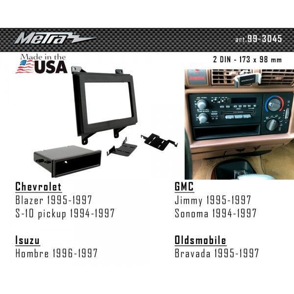 Перехідна рамка Metra 99-3045 для Chevrolet, GMC, Isuzu, Oldsmobile AV_99-3045 фото