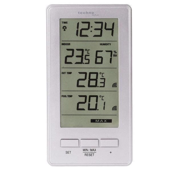 Термогігрометр Technoline WS9069 IT Silver (WS9069) DS_DAS301302 фото