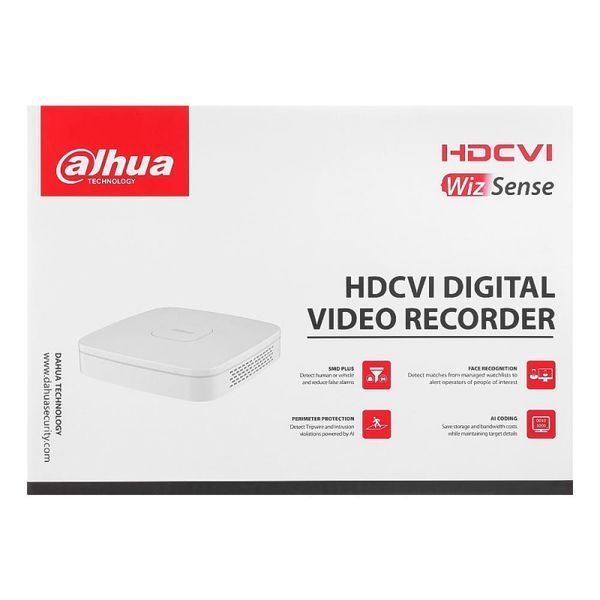 Видеорегистратор Dahua DH-XVR5104C-4KL-I3, 4-канальный, HDCVI/AHD/TVI/IP U_23689 фото