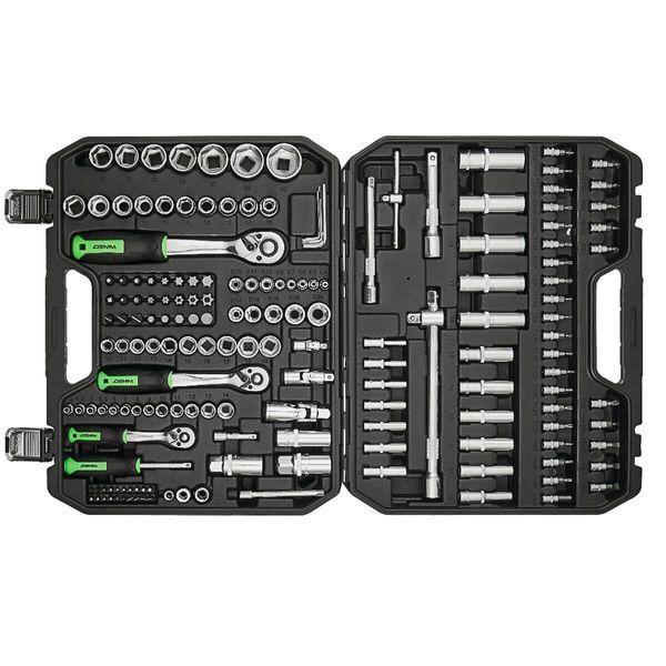 Професійний набір інструментів в кейсі Winso Pro 1/2", 1/4", 3/8" 72T, CR-V, 171од. LI_924171 фото