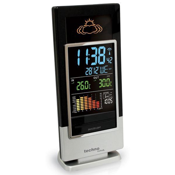 Метеостанція Technoline WS6502 Black/Silver (WS6502) (без акумулятора та зарядного пристрою) DS_DAS301781 фото