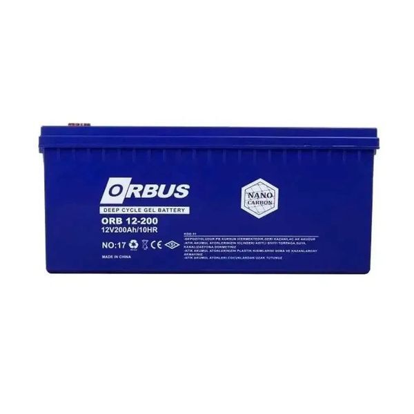 Аккумулятор гелевой Orbus CG12200 12V 200 Ah DEEP CYCLE GEL BATTERY OT_CG12200 12V фото