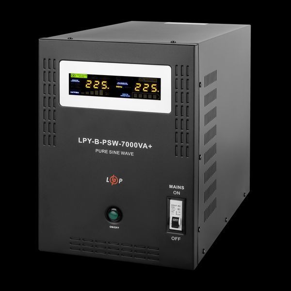 ДБЖ з правильною синусоїдою 48V LPY-B-PSW-7000VA+(5000Вт)10A/20A LP_6616 фото