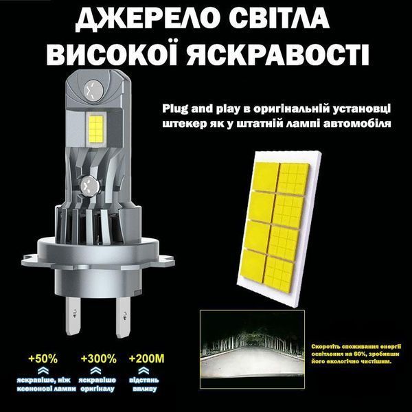 Ксенонова лампа Infolight H7 6000K 50W MA_Infolight F3-Pro 9006 фото
