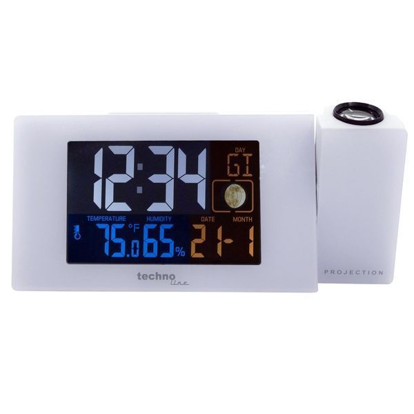 Часы проекционные Technoline WT537 White (WT537) DS_DAS301197 фото