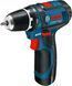 Bosch Шуруповерт-дриль акумуляторний Professional GSR 12V-15, 12В 2х2А/год, 15-30 Нм, 0-400/400-1300 об/хв, RC_0.601.868.10G фото 4