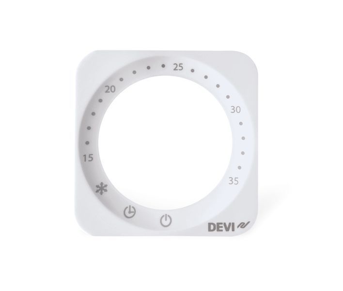 DEVI Терморегулятор DEVIreg Basic +4...45&deg; механический программируемый Bluetooth встроенный 16A 230В белый RC_140F1160 фото