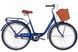 Велосипед ST 26" Dorozhnik LUX Velosteel рама-17" синій з блакитним (матовий) з багажником задн St з корзиною Pl з крилом St 2024 VT_OPS-D-26-237 фото 1