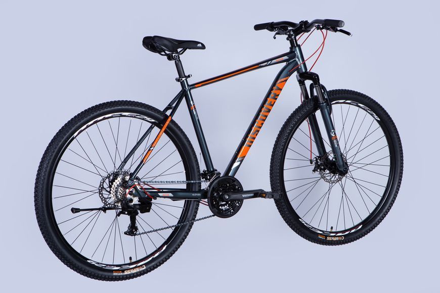 Велосипед AL 29" Discovery BASTION DD CS рама-21" сіро-помаранчевий 2025 VT_OPS-DIS-29-208 фото