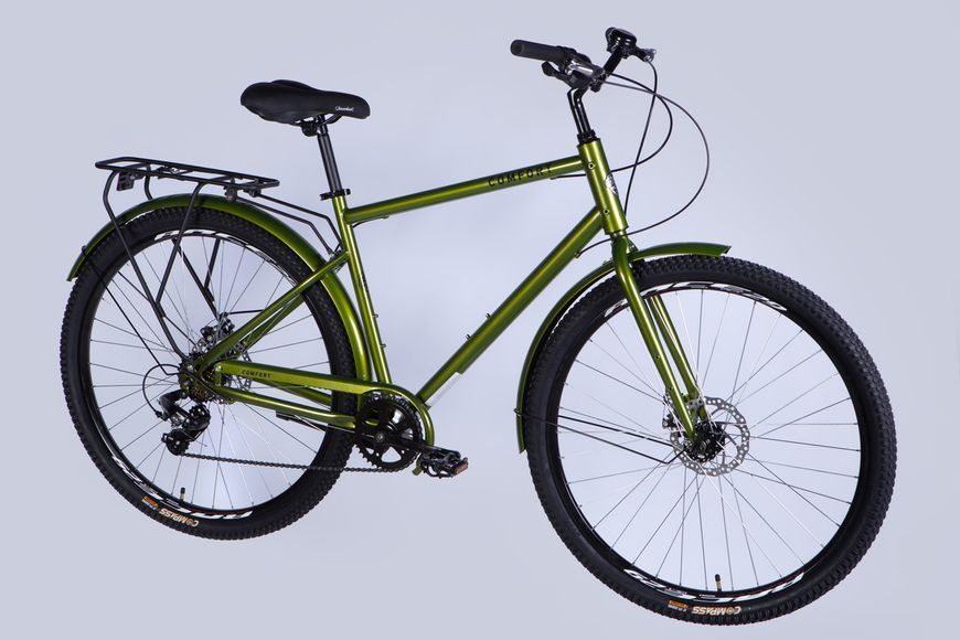 Велосипед ST 28" Dorozhnik COMFORT MALE DD FR рама-20" болотно-зеленый 2025 VT_OPS-D-28-475 фото
