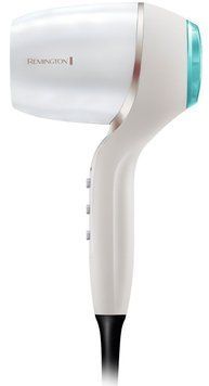 Фен HYDRAluxe PRO, 2200Вт, режимов-3, дифузор, иониз-я, хол. обдув, белый Remington RC_EC9001 фото