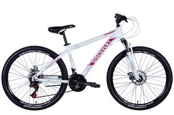 Велосипед сталь 26 Discovery RIDER AM DD рама-16" білий (матовий) 2024 VT_OPS-DIS-26-605 фото