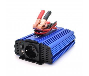 Инвертор напряжения Tommatech MS-600, 12V/220V, 600W с аппроксимированной синусоидой, 1Shuko, USB, клеммные U_29443 фото