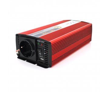 Инвертор напряжения ABAX OBS-1206 с правильной синусоидой, мощностью 600 Вт, напряжение - 12/220 В, 1 розетка U_29755 фото