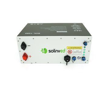 Аккумуляторная батарея SOLINVED LiFePO4 12,8V 100Ah, 360x140x250mm, Black, 12.5kg U_37686 фото