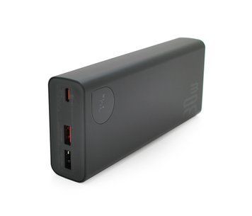 Повербанк Baseus Adaman2 Digital Display Fast Charge 20000 мАч 30W, 2*USB + Type-C, Чёрный, Q20 U_00847 фото