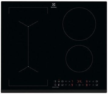 Варильна поверхня Electrolux індукційна, 60см, розширена зона, Hob2Hood, чорний RC_LIV63431BK фото
