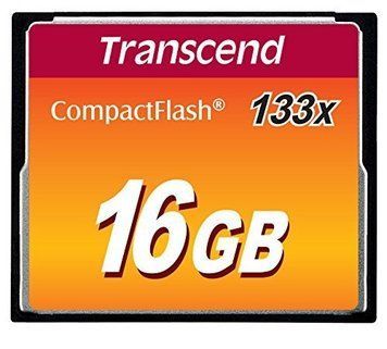 Карта памят Transcend 133x CompactFlash (Standard) [TS16GCF133] RC_TS16GCF133 фото