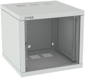 Z-BOX 19" (600x600)[Шафа 19", 18U, Z-BOX, зі змінними бічними стінками, 600х600 мм, максимально 100кг, ZPAS RC_W-ZBOX6060-18S-011 фото