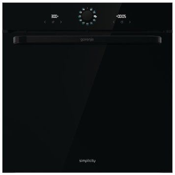 Духова шафа Gorenje електрична, 77л, A, пара, дисплей, макс.темпер.-300, чорний RC_BOS6737SYB фото