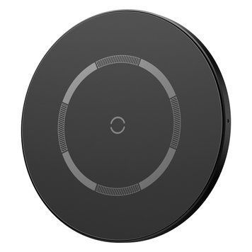 Бездротовий зарядний пристрій Baseus Simple Magnetic Чорний (WXJK-E01) LP_16689 фото