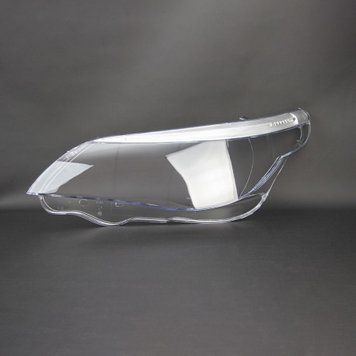 Пластиковое стекло фары BMW 5-series (E60/E61) LED 2003-2010 левое (водительское) KL_5198 фото