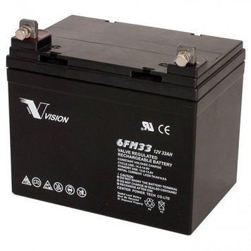 Акумуляторна батарея Vision FM, 12V, 33Ah, AGM RC_6FM33E-X фото