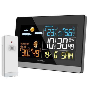 Метеостанція Technoline WS6455 Black/Silver (WS6455) (без акумулятора та зарядного пристрою) DS_DAS302456 фото