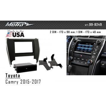 Переходная рамка Metra 99-8249 для Toyota Camry 2015-2017 AV_99-8249 фото