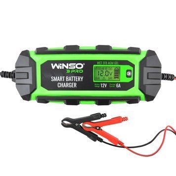 Зарядний пристрій АКБ Winso Pro 12V, 6A LCD LI_139510 фото